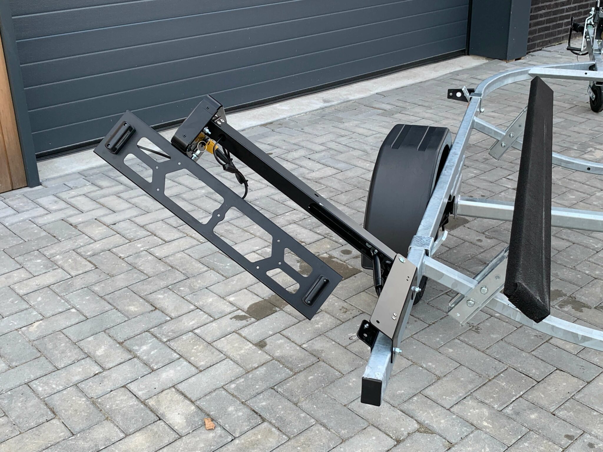 Lorries jet ski trailer met slides